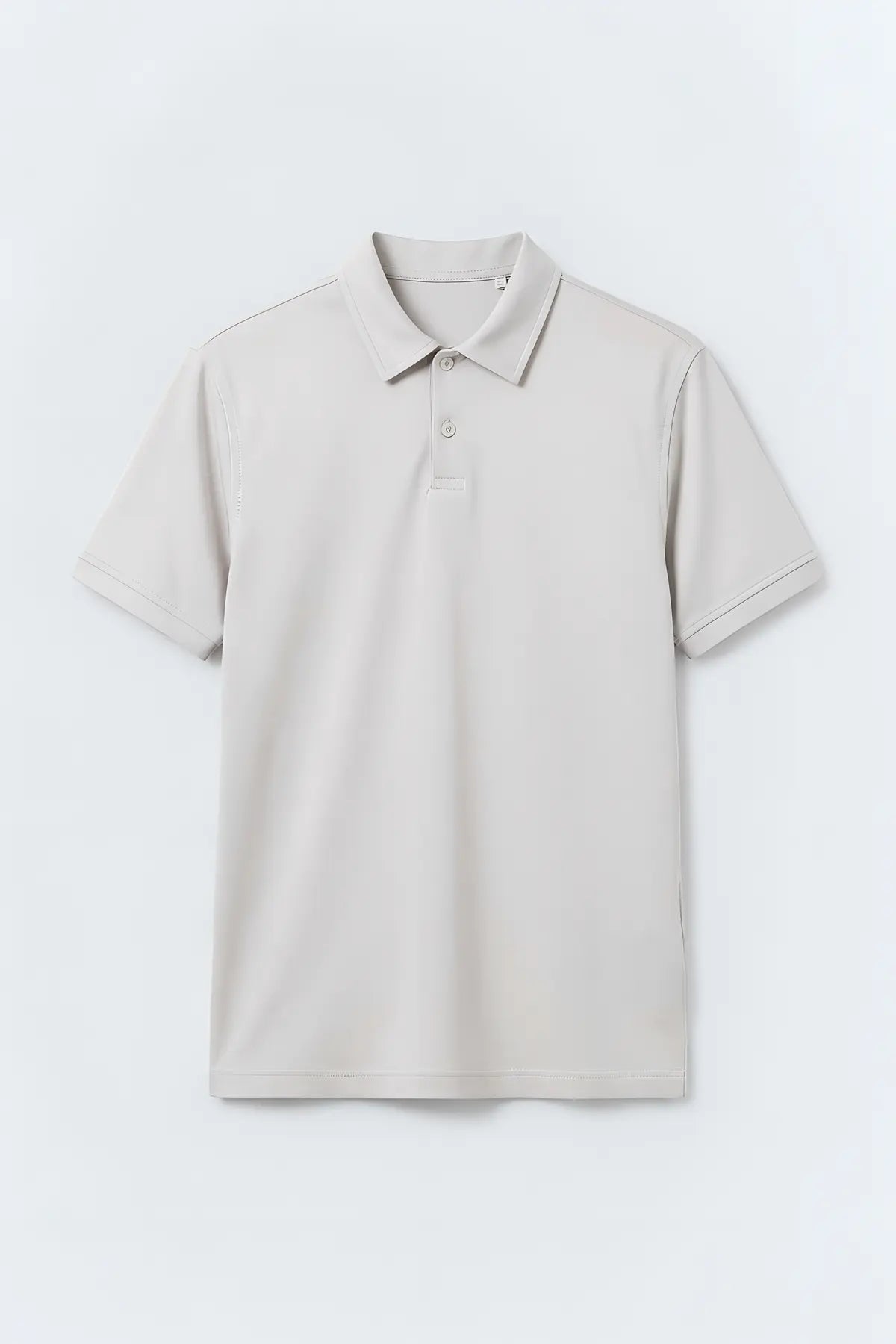 Lyocell Karışımlı Polo Yaka Erkek T-Shirt - on gorunum