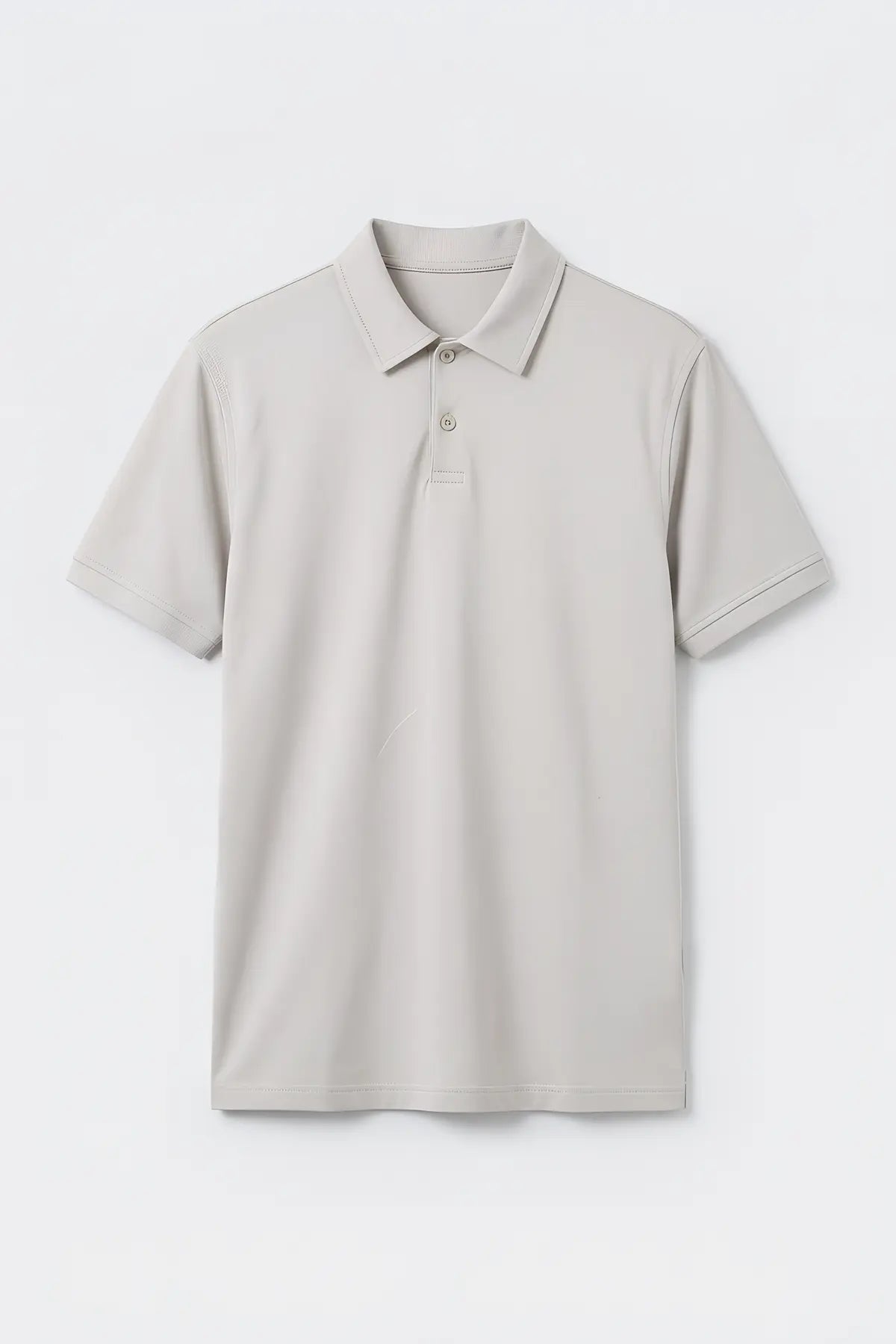 Lyocell Karışımlı Polo Yaka Erkek T-Shirt - on gorunum