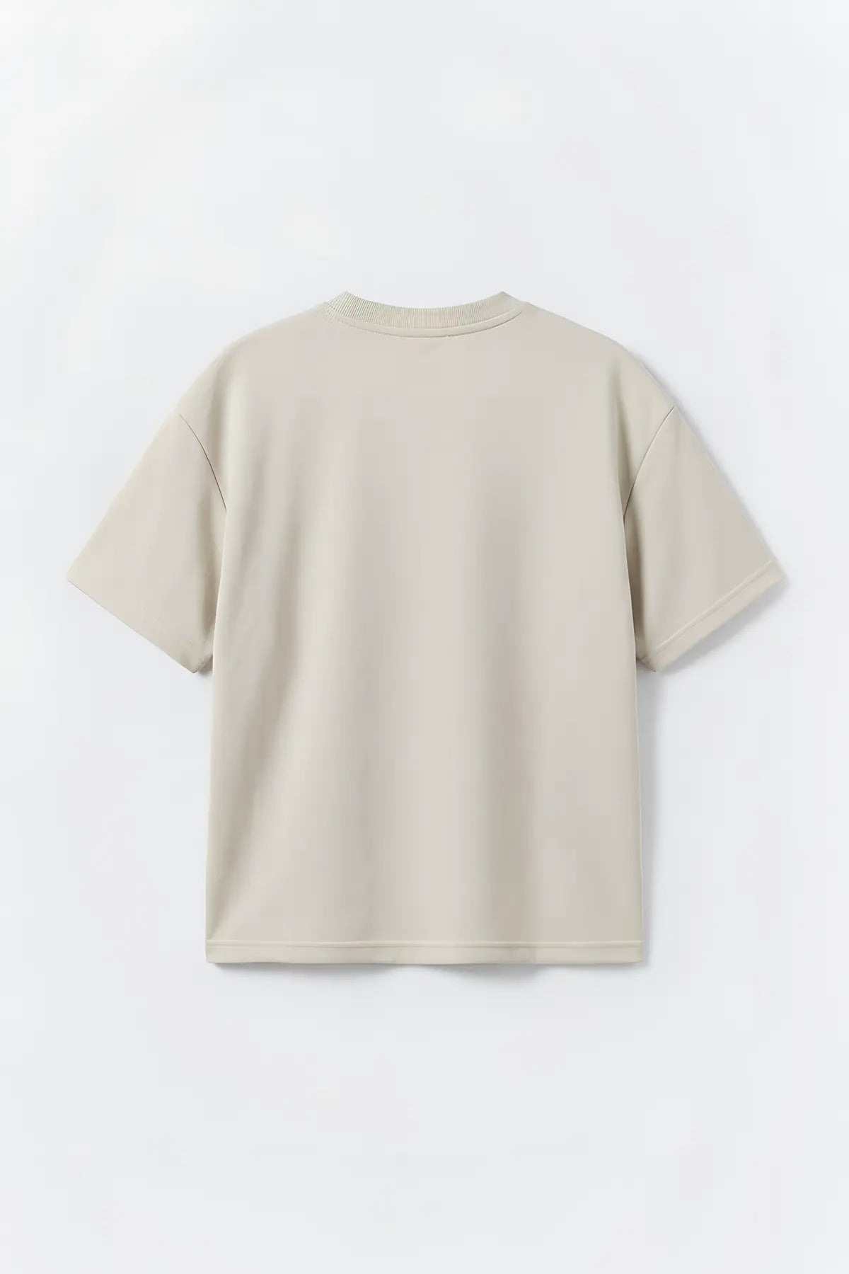 Crop Fit Erkek T-Shirt - arka gorunum