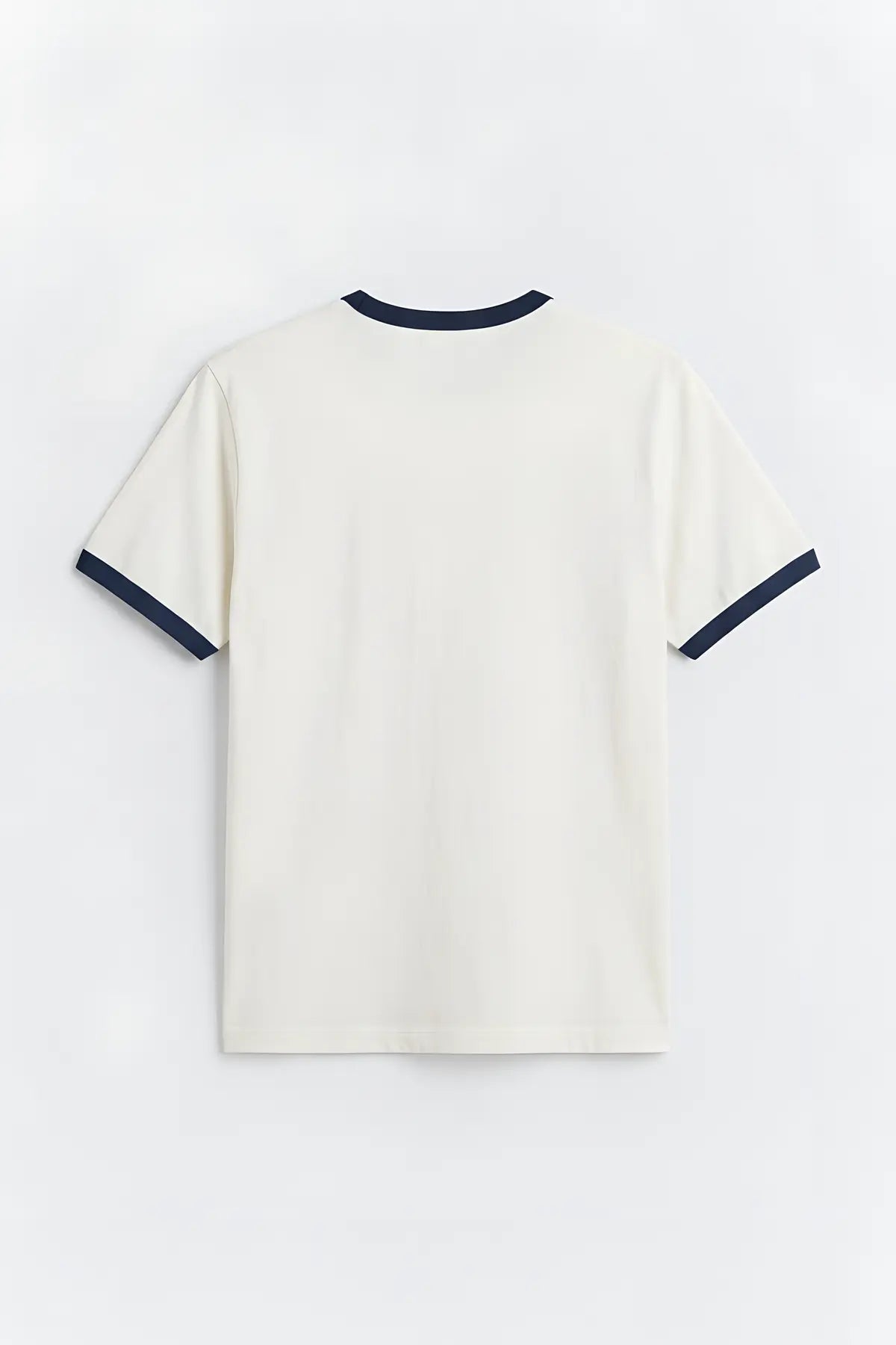 Kontrast Yaka Erkek T-Shirt - arka gorunum