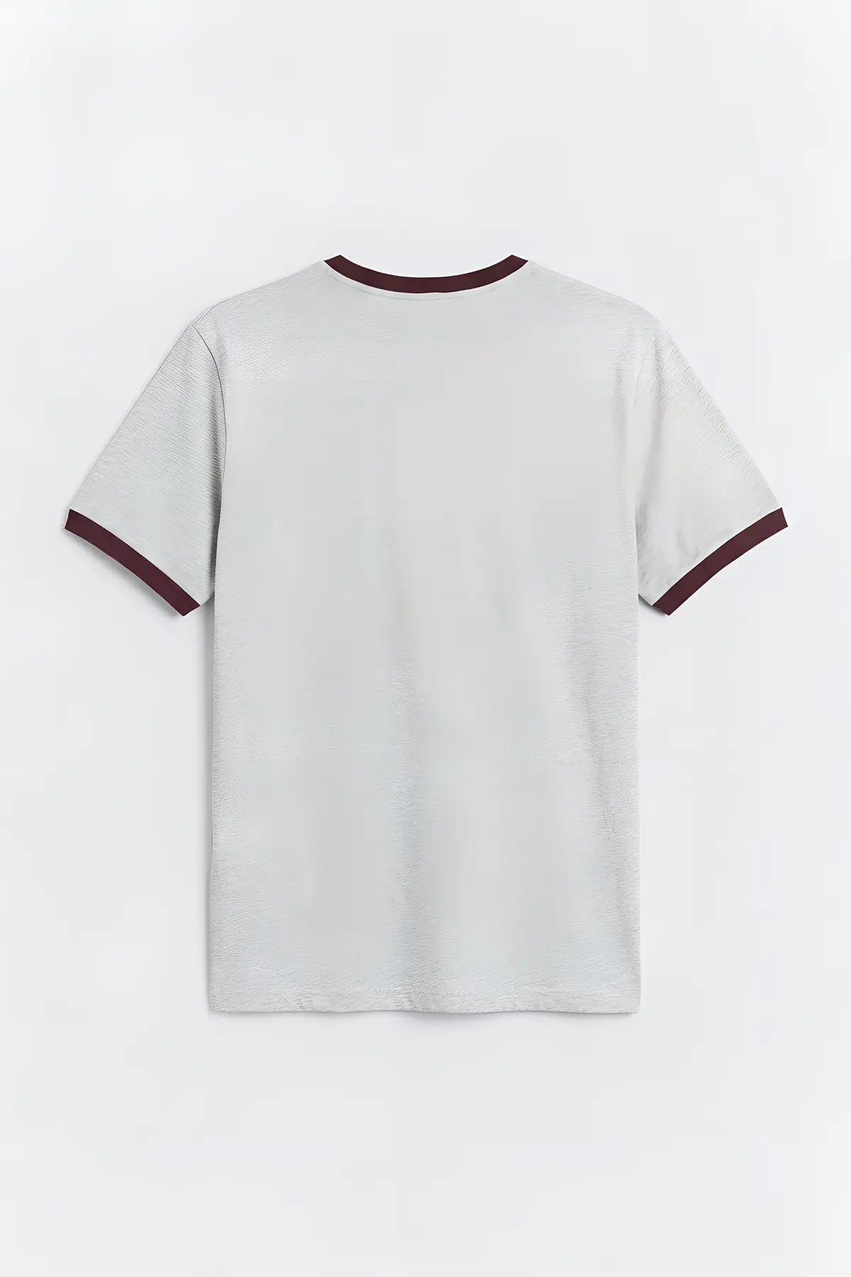 Kontrast Yaka Erkek T-Shirt - arka gorunum