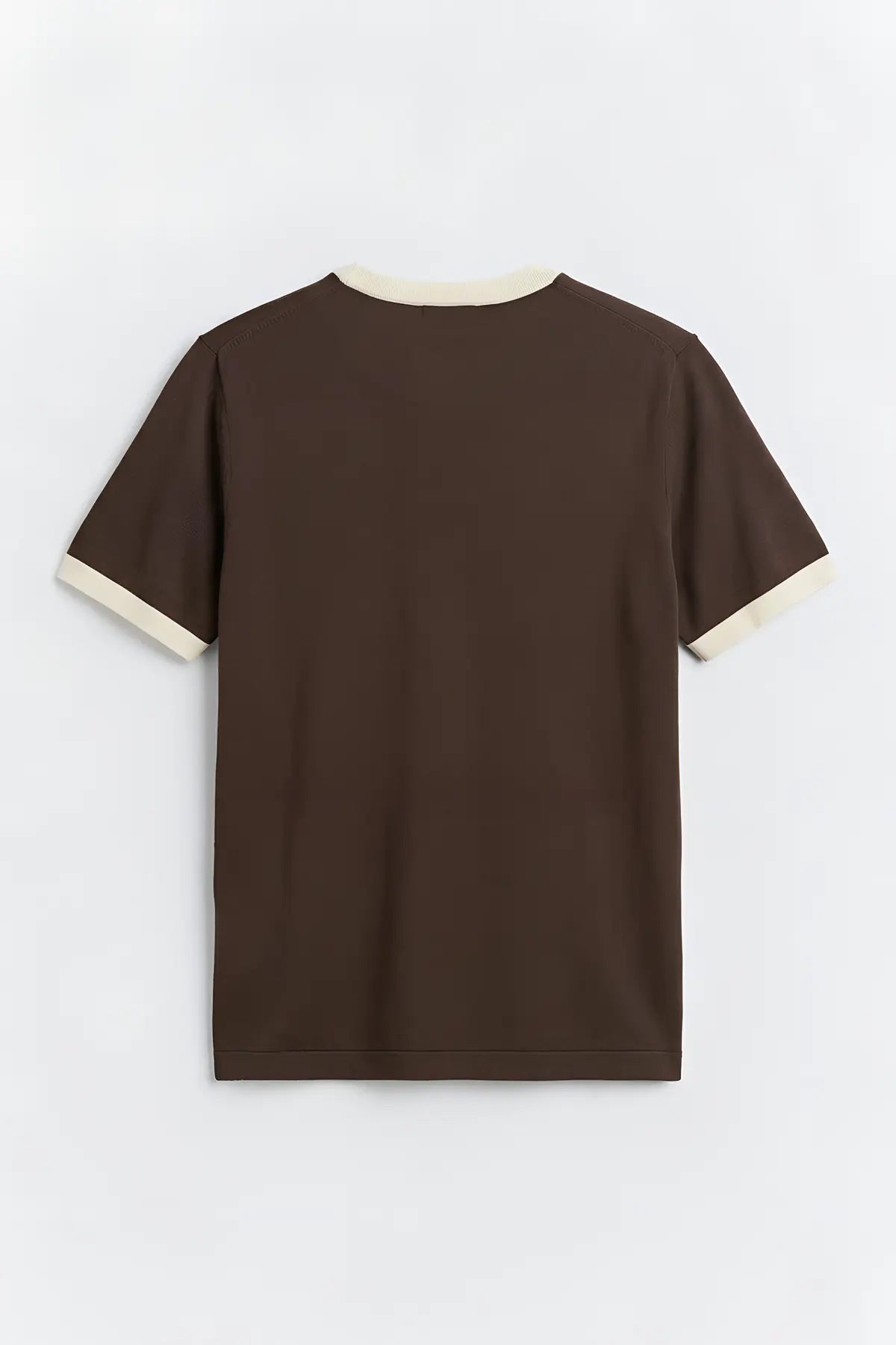 Kontrast Yaka Erkek T-Shirt - arka gorunum