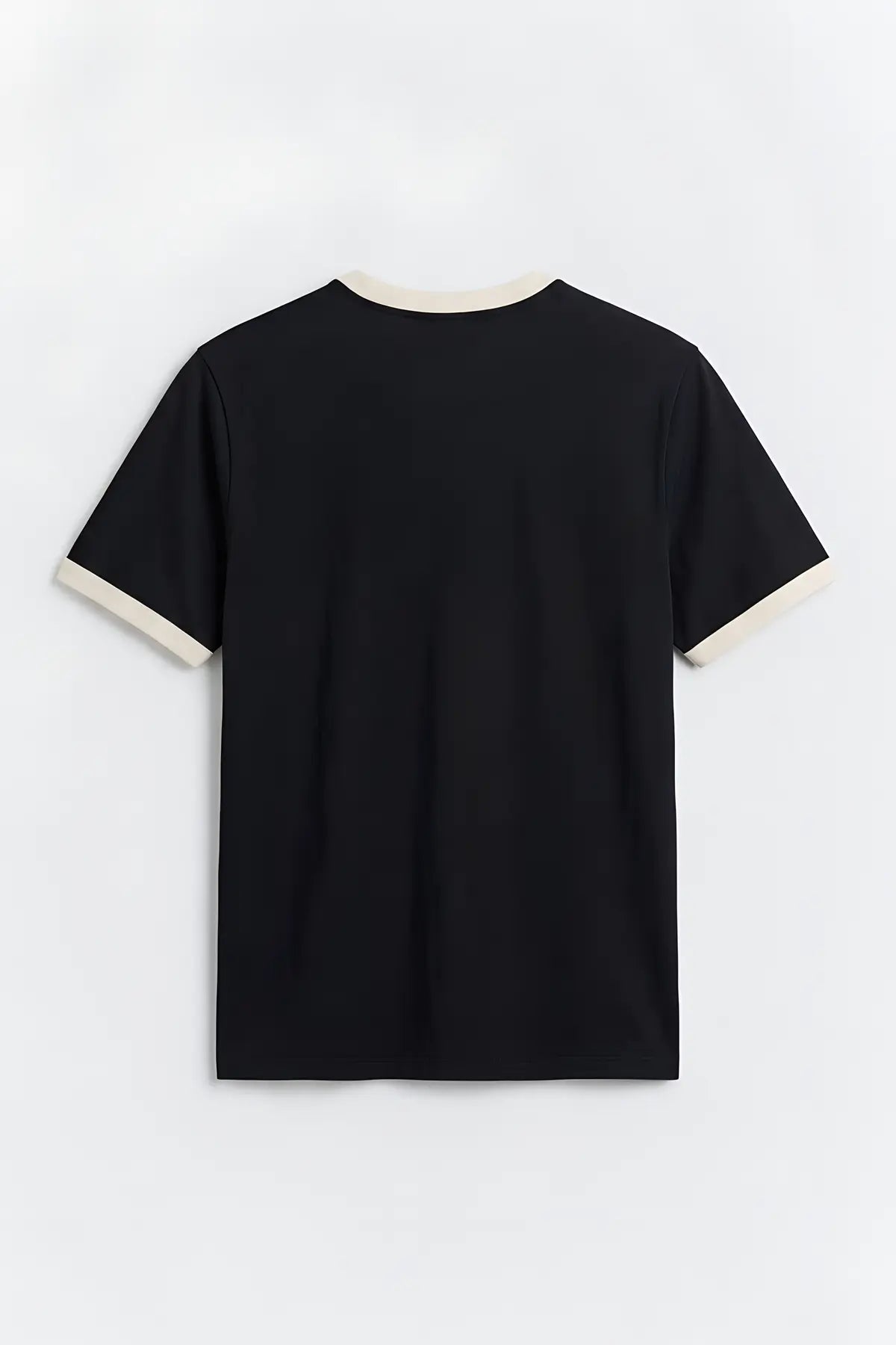 Kontrast Yaka Erkek T-Shirt - arka gorunum