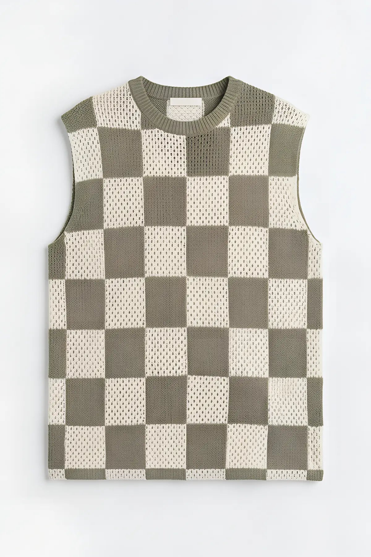 Kareli Kolsuz T-Shirt - on gorunum