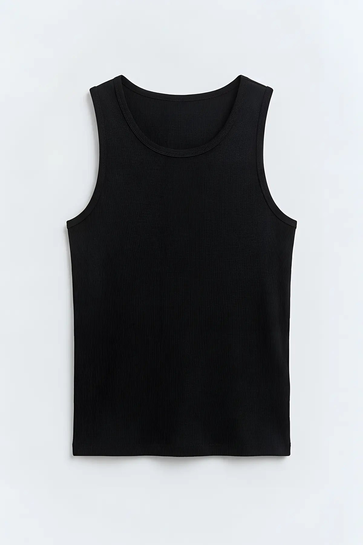 Erkek Basic Fitilli Atlet - on gorunum