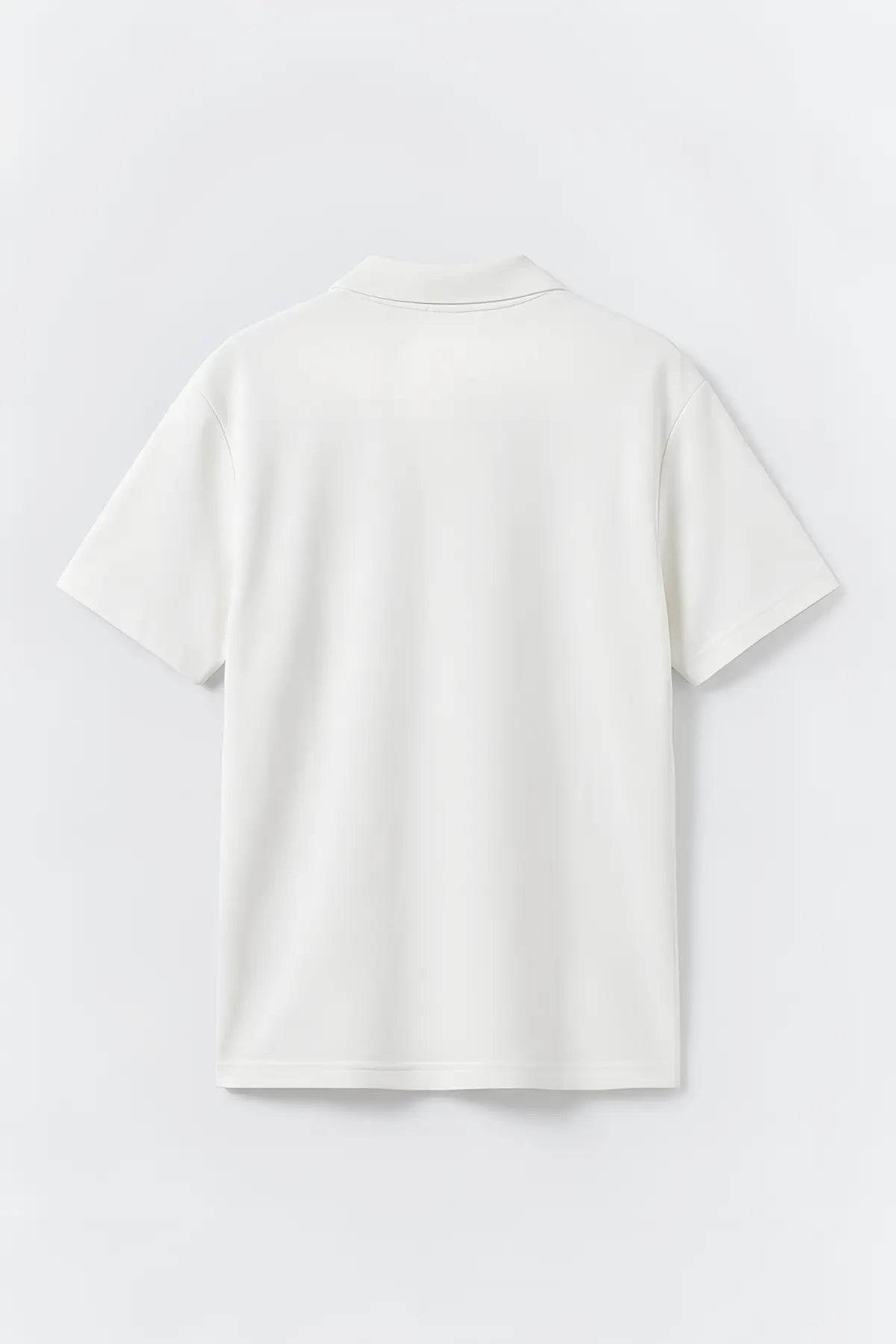 Polo Yaka Basic T-Shirt - arka gorunum