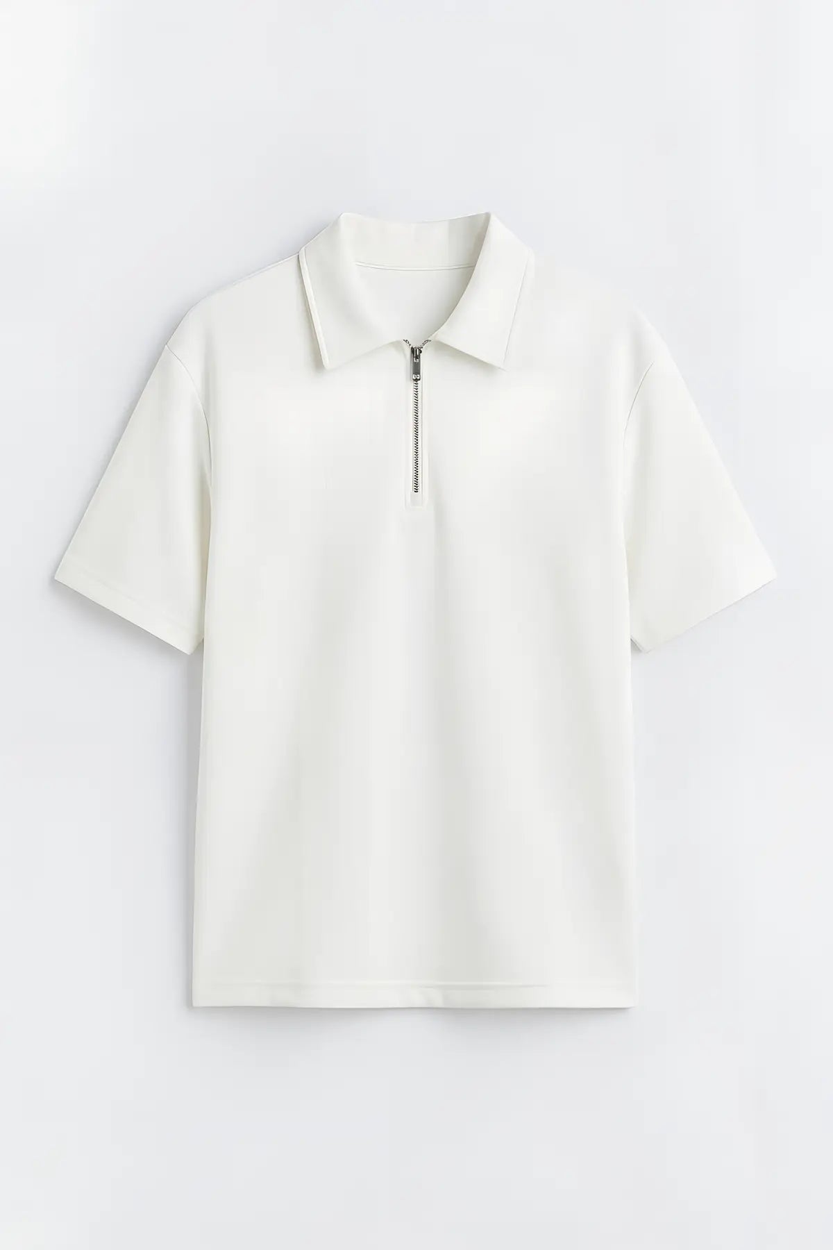 Polo Yaka Basic T-Shirt - on gorunum
