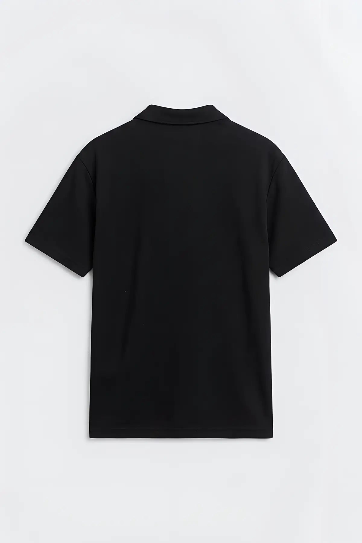 Polo Yaka Basic T-Shirt - arka gorunum