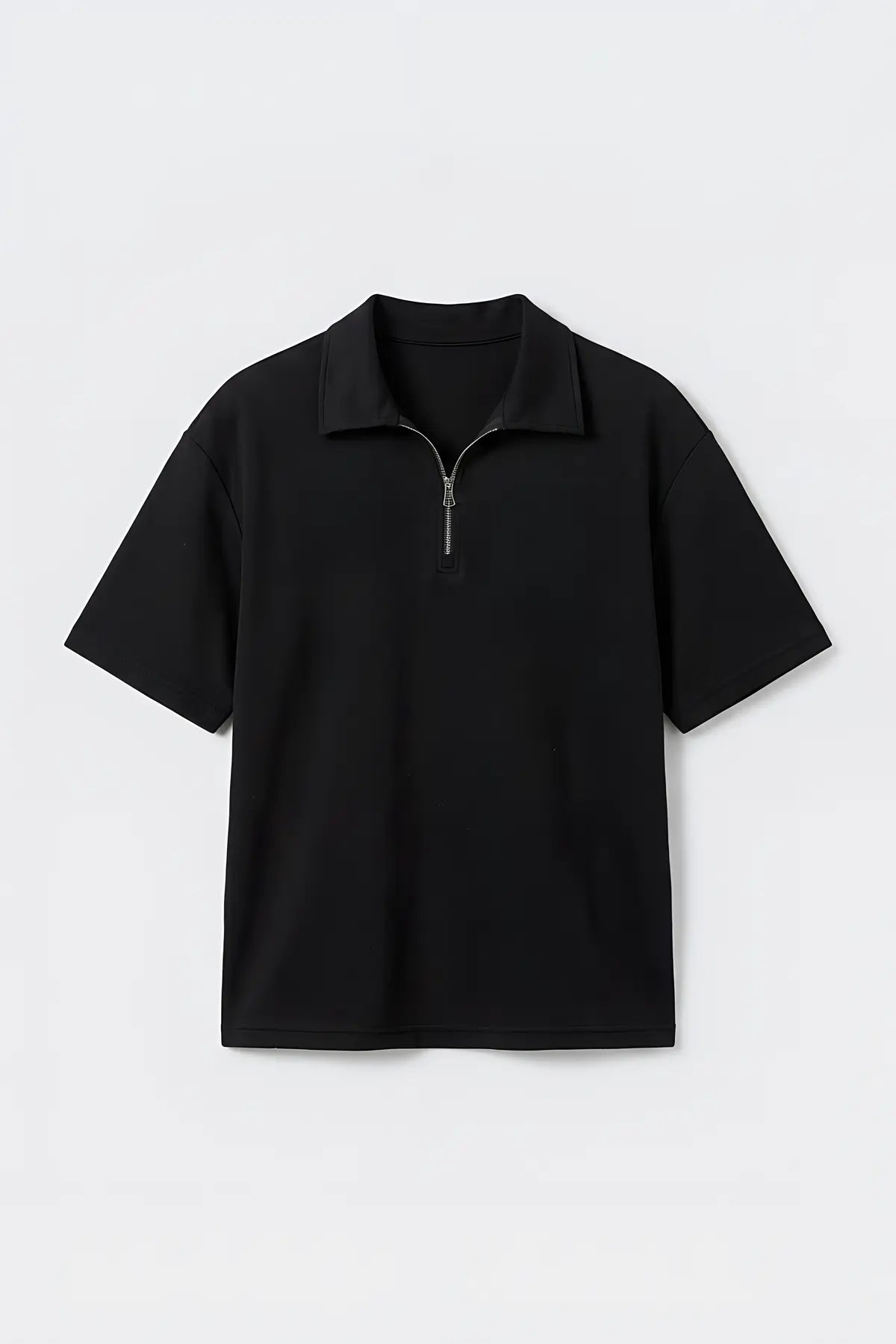 Polo Yaka Basic T-Shirt - on gorunum