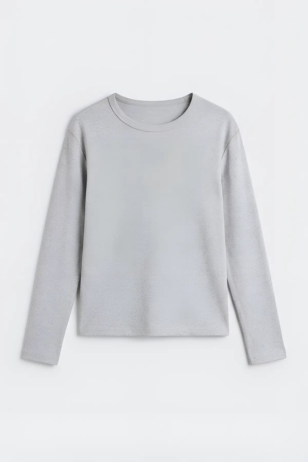 Pamuklu Uzun Kollu T-Shirt - on gorunum