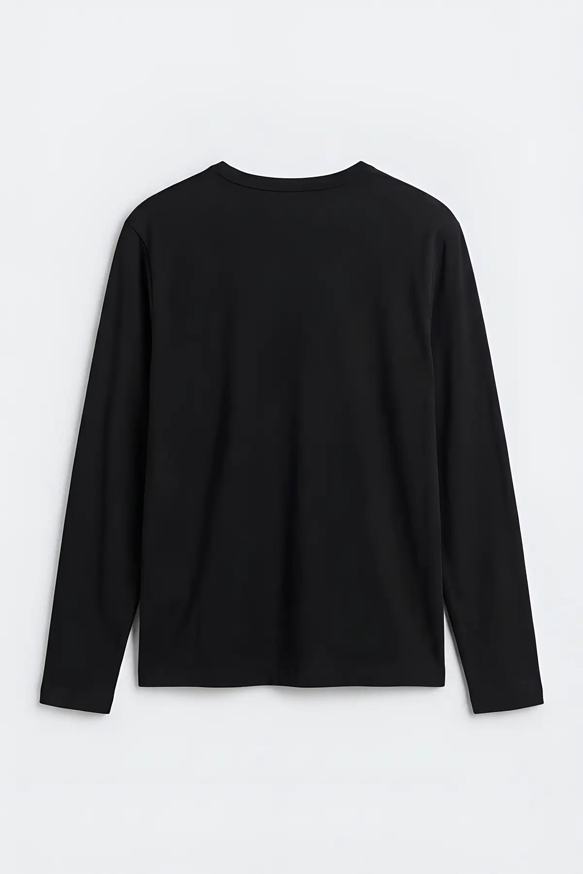 Pamuklu Uzun Kollu T-Shirt - arka gorunum