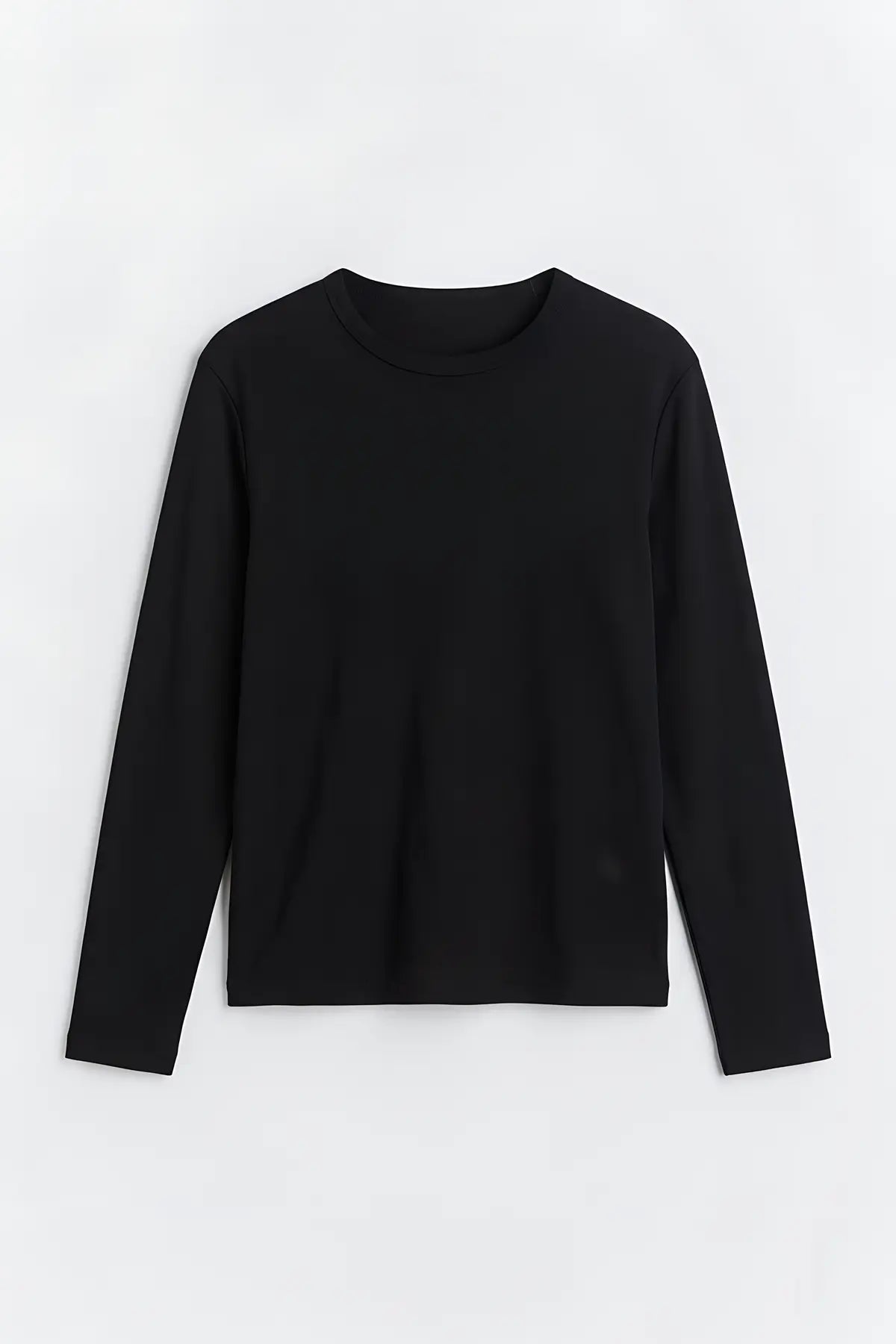 Pamuklu Uzun Kollu T-Shirt - on gorunum