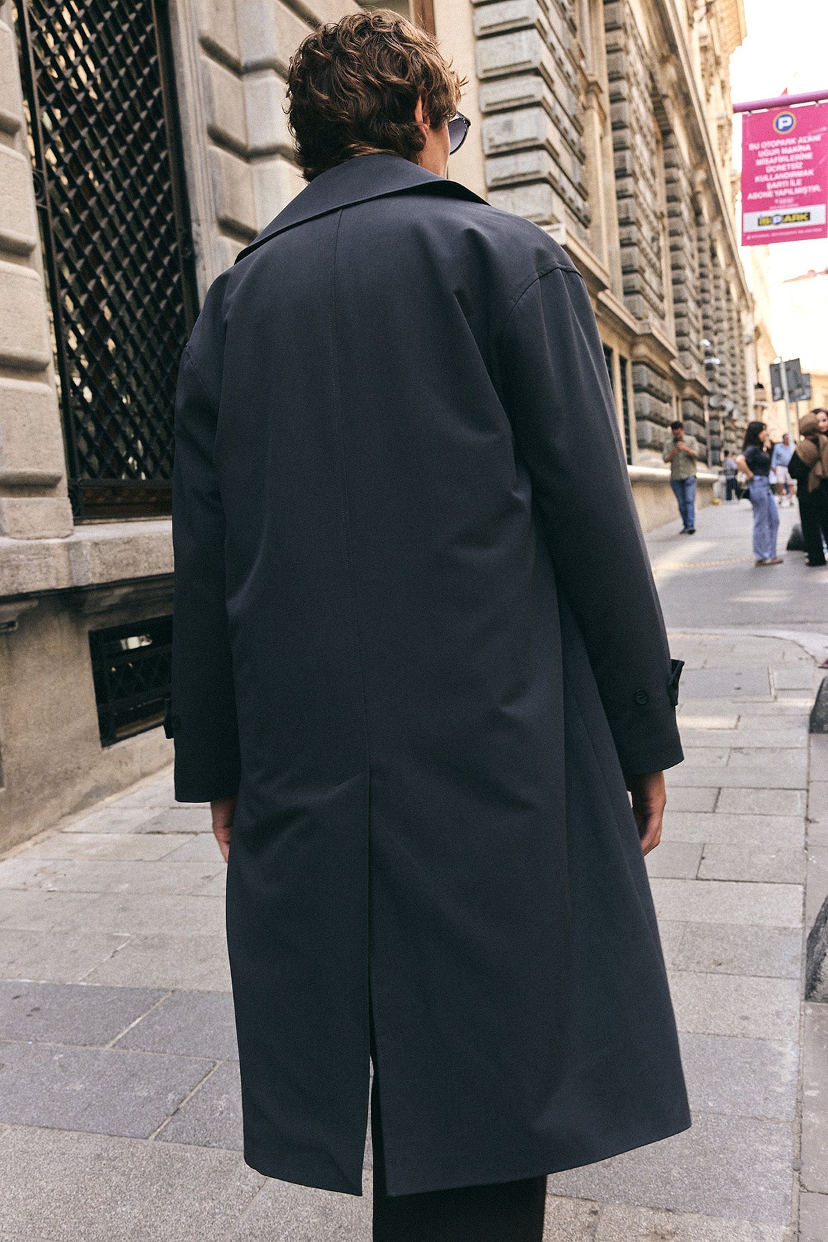 Uzun Relaxed Fit Trençkot