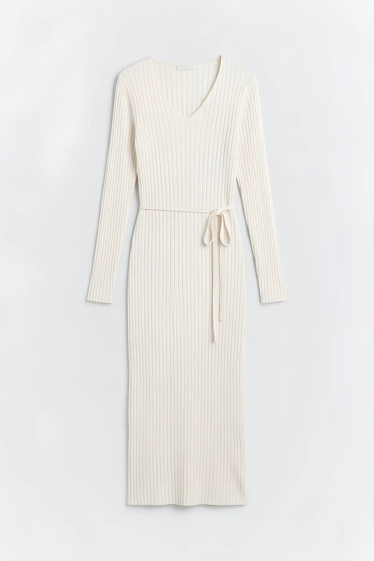 Antioch Kadın Fitilli Midi Triko Elbise - on gorunum