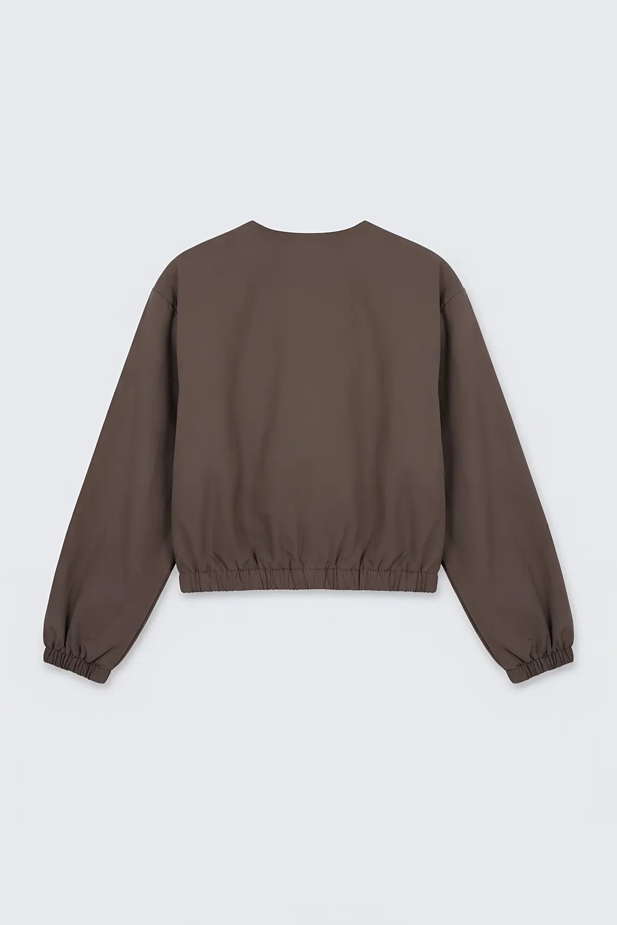 Crop Kadın Bomber Mont - arka gorunum