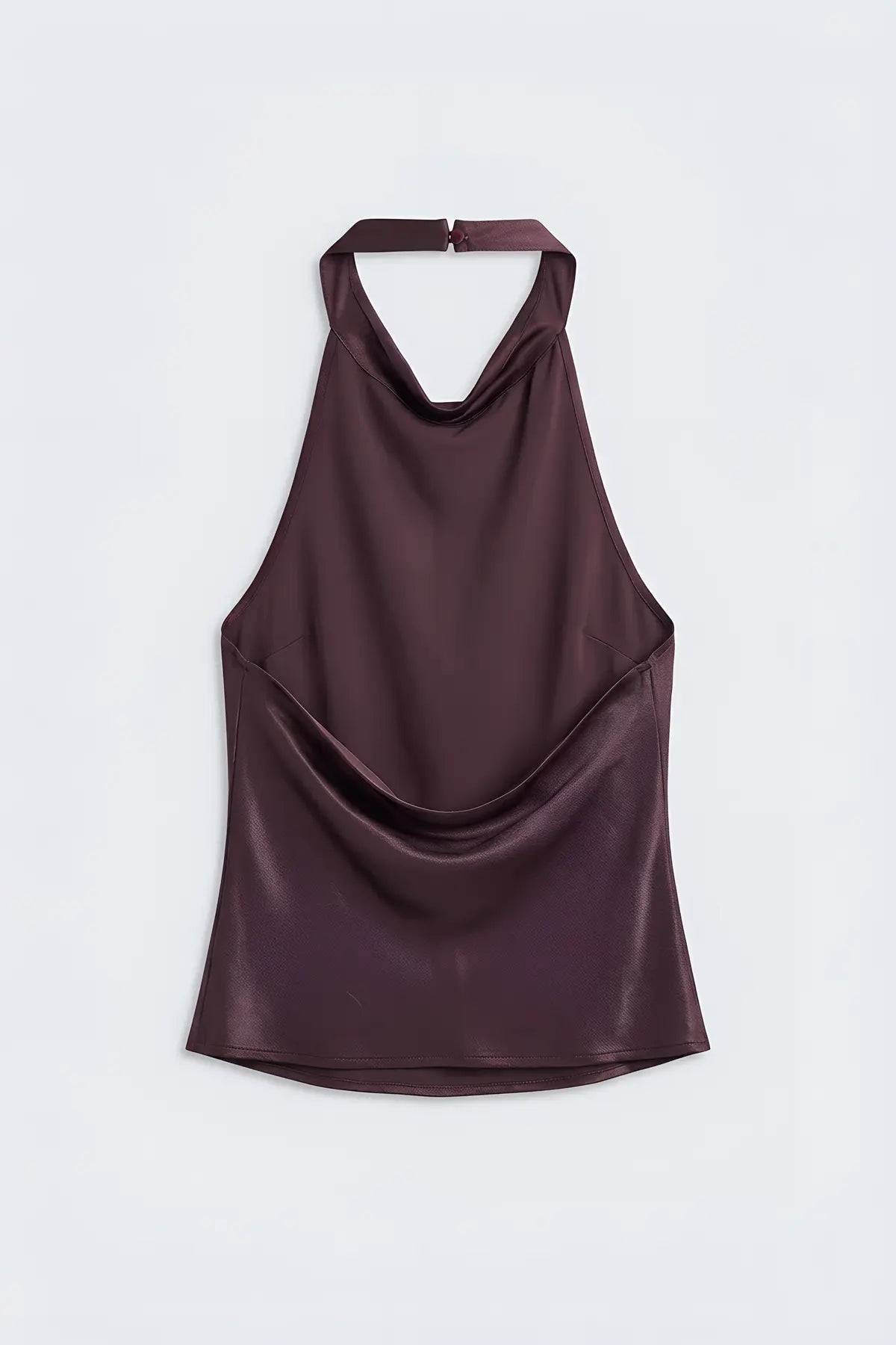 Antioch Saten Halter Kadın Top - arka gorunum