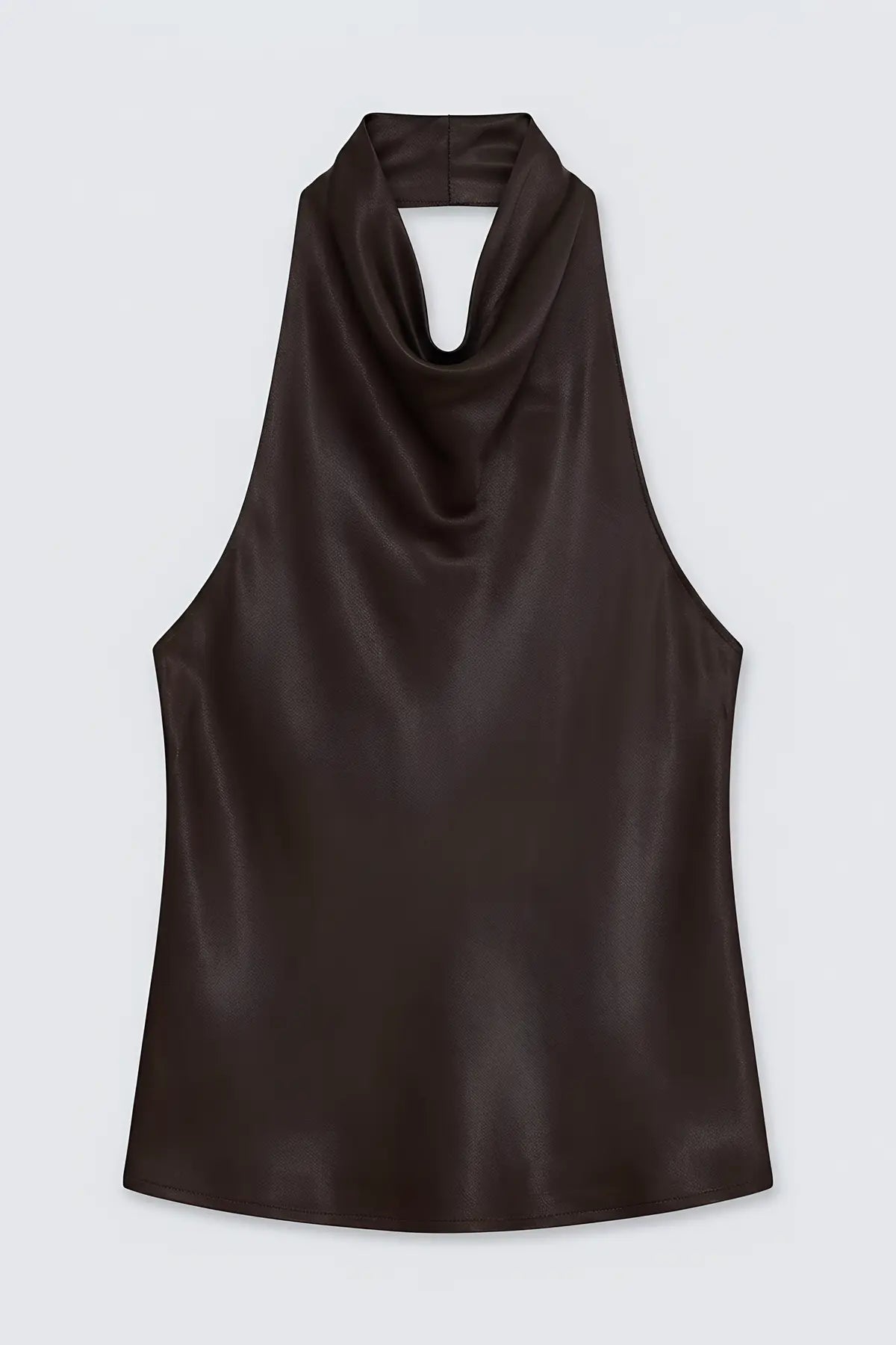 Antioch Saten Halter Kadın Top - on gorunum