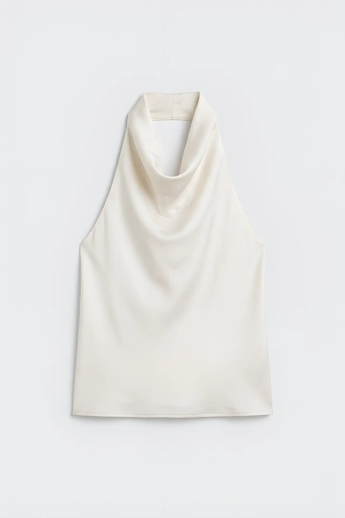 Antioch Saten Halter Kadın Top - on gorunum