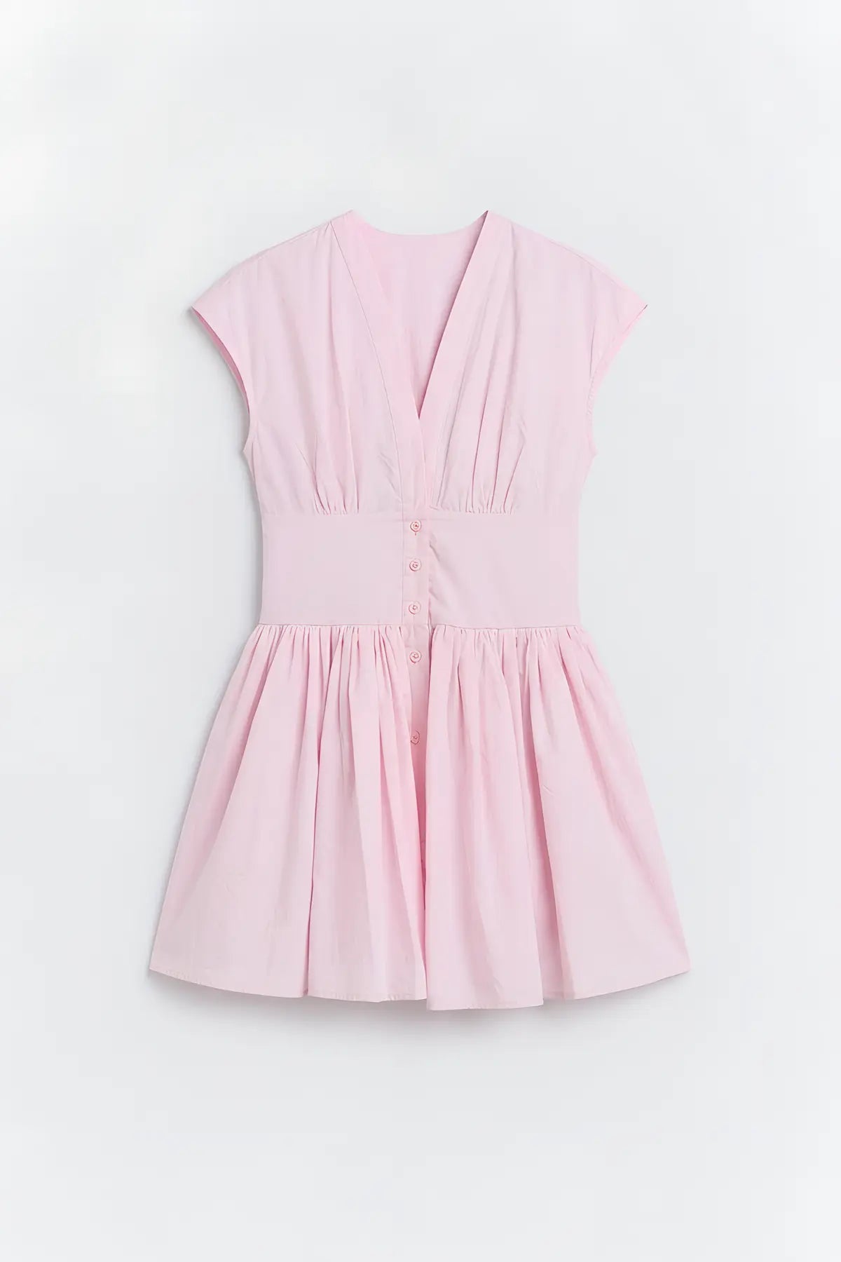 Mini Poplin Kadın Elbise - on gorunum