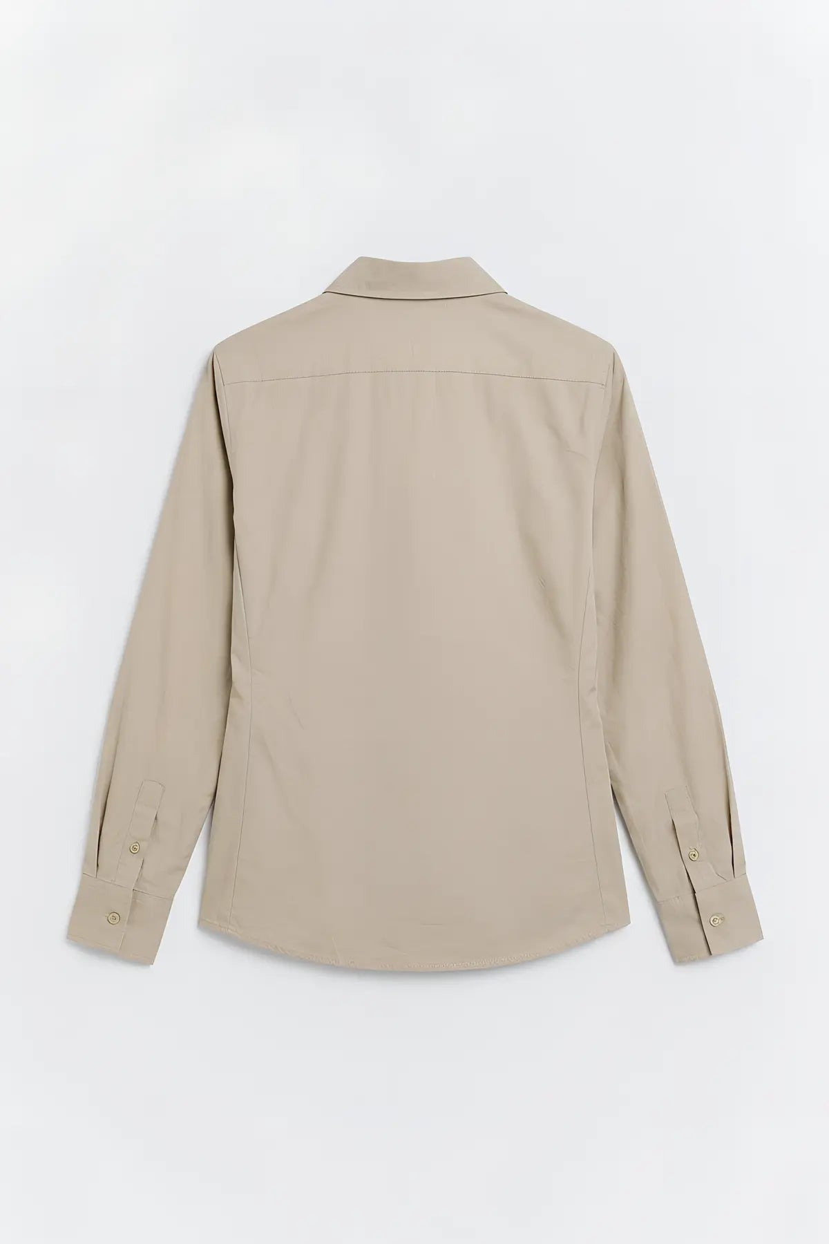 Antioch Basic Slim Fit Kadın Gömlek - arka gorunum
