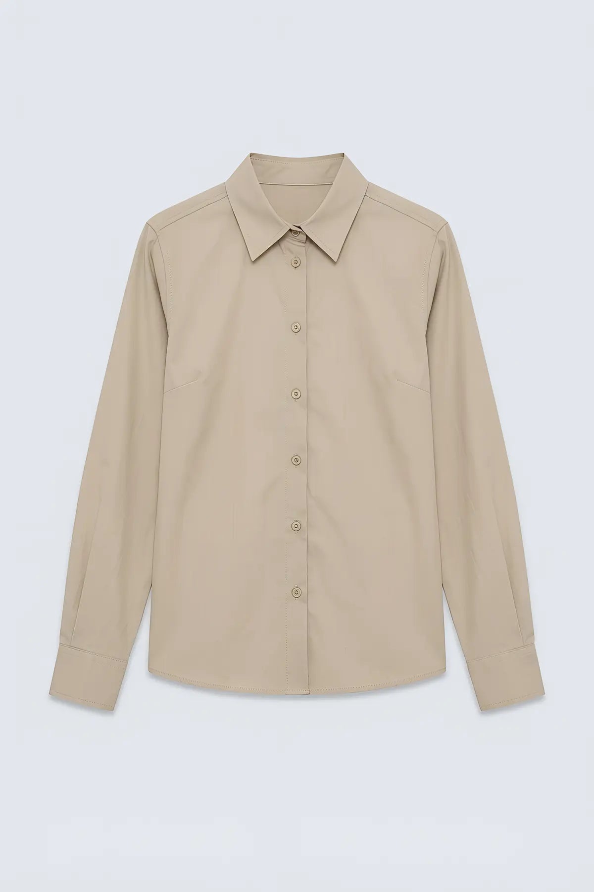 Antioch Basic Slim Fit Kadın Gömlek - on gorunum