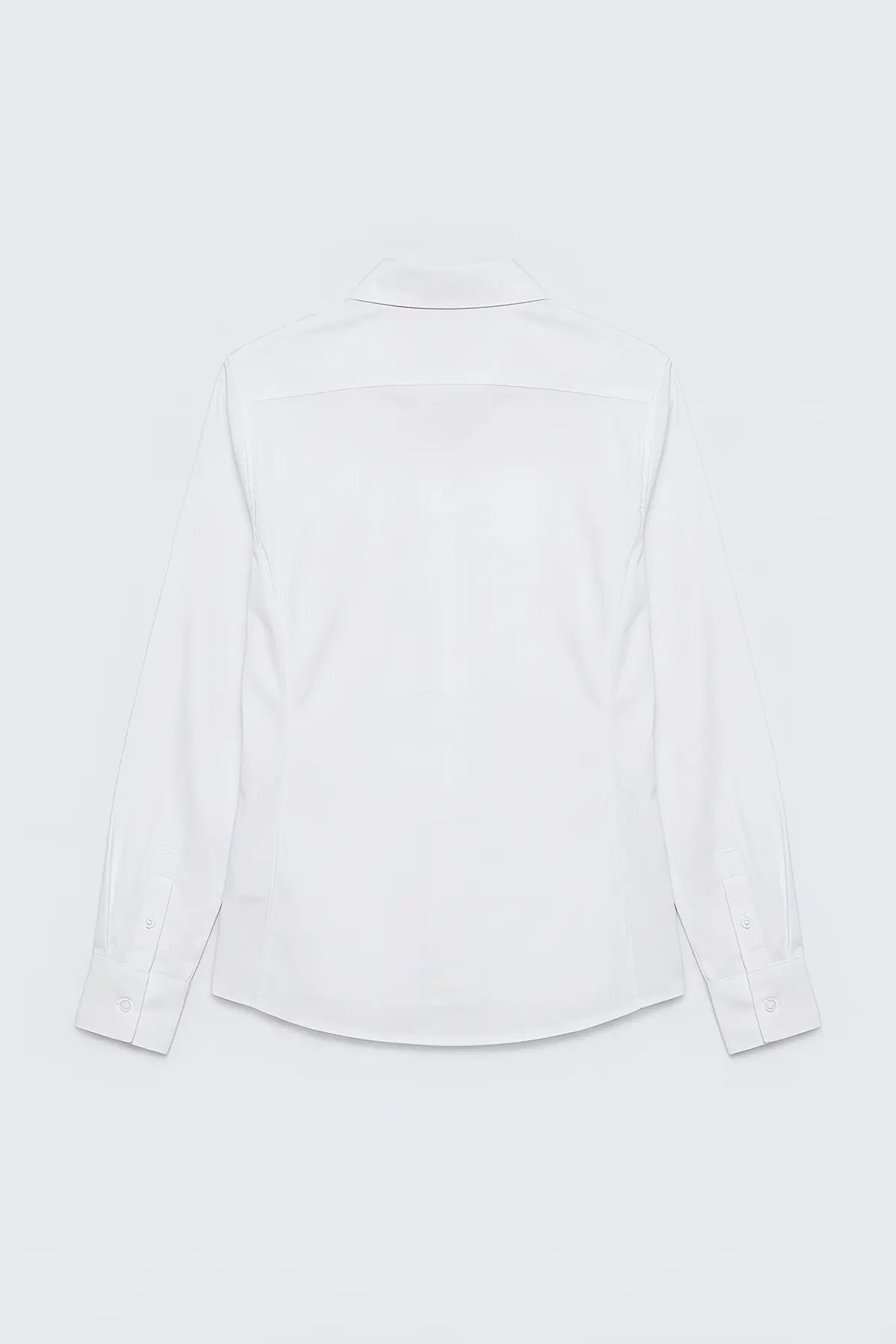 Antioch Basic Slim Fit Kadın Gömlek - arka gorunum