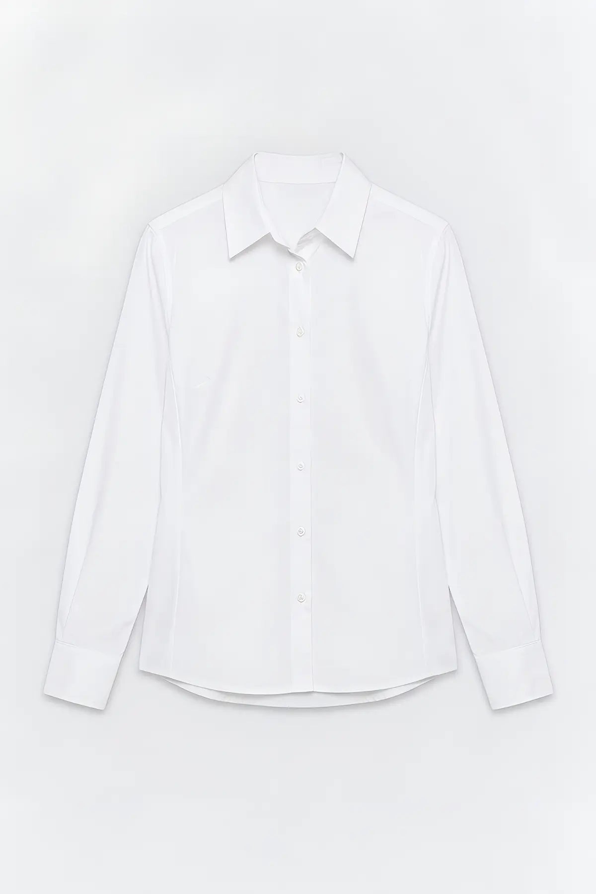 Antioch Basic Slim Fit Kadın Gömlek - on gorunum