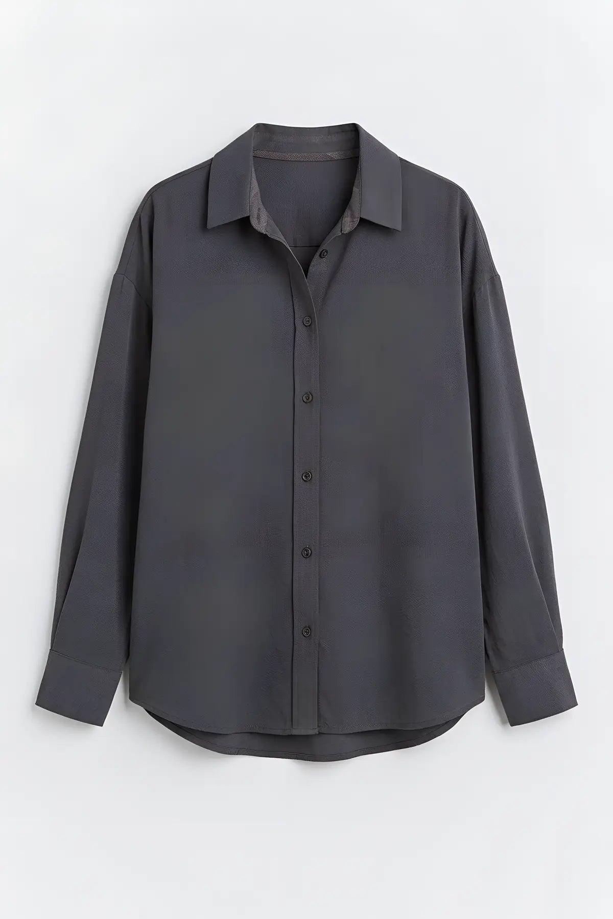Antioch Modal Karışımlı Relaxed Kadın Gömlek - on gorunum
