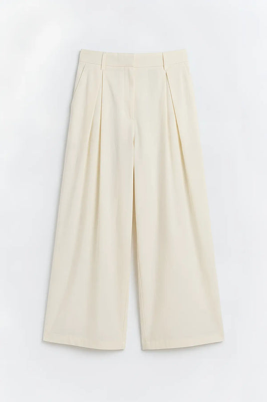 Antioch Pileli Culotte Pantolon - on gorunum