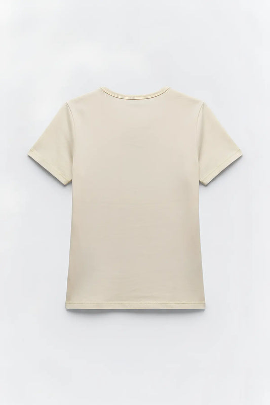 Antioch Kadın Basic T-Shirt - arka gorunum