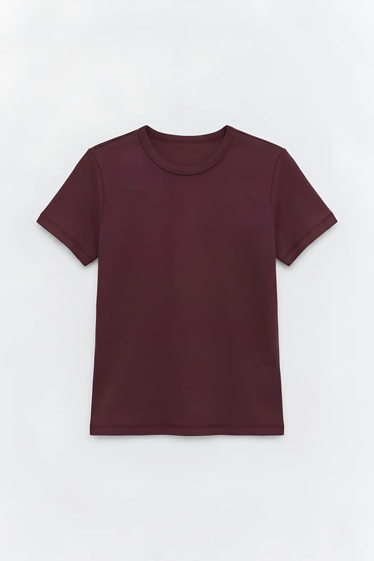Antioch Kadın Basic T-Shirt - on gorunum