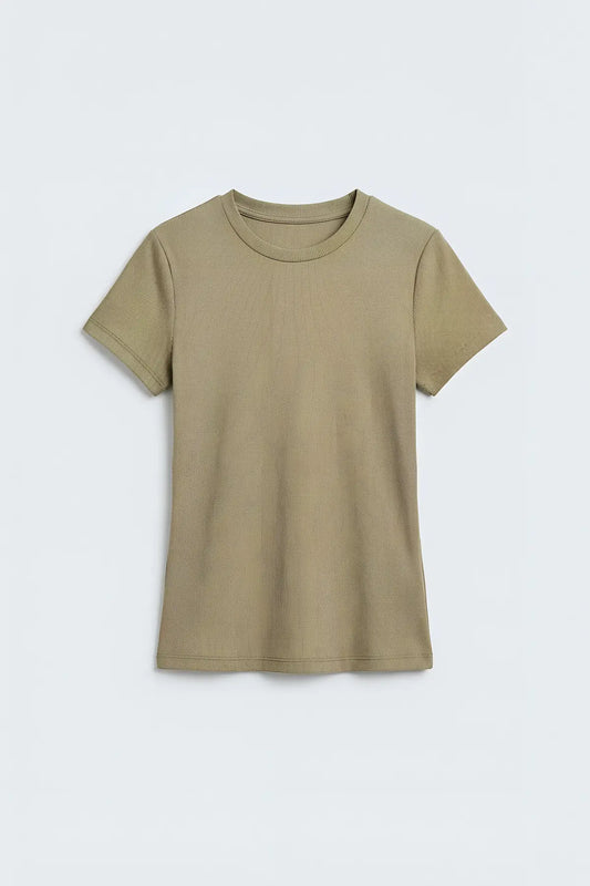 Antioch Kadın Basic T-Shirt - on gorunum