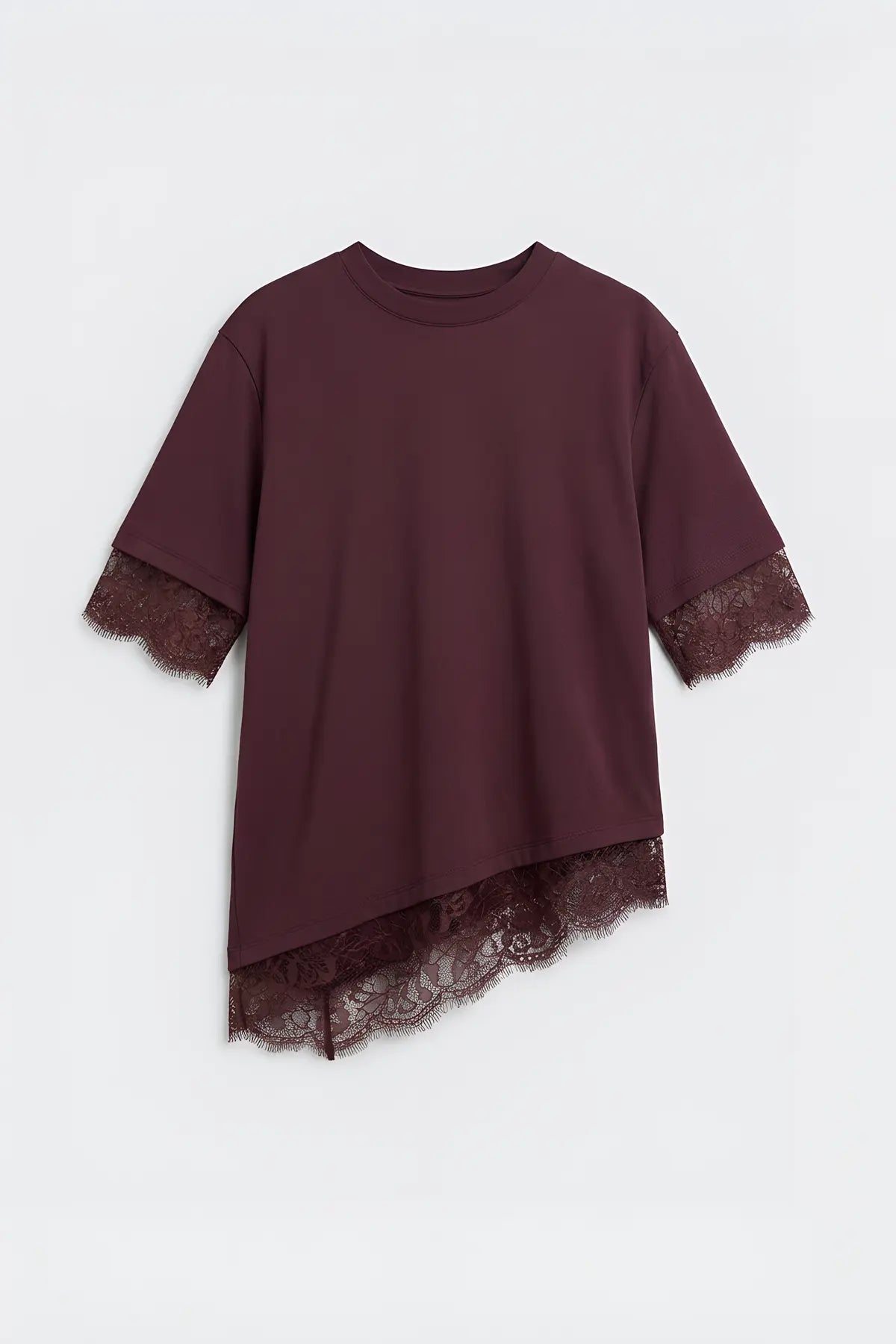Antioch Dantel Detaylı Kadın T-Shirt - on gorunum