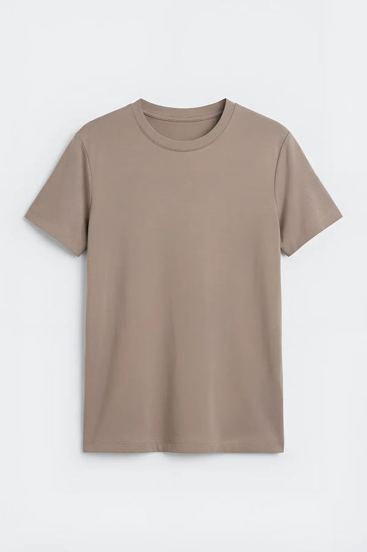 Modal Karışımlı T-Shirt - on gorunum