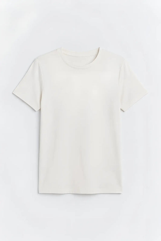 Modal Karışımlı T-Shirt - on gorunum