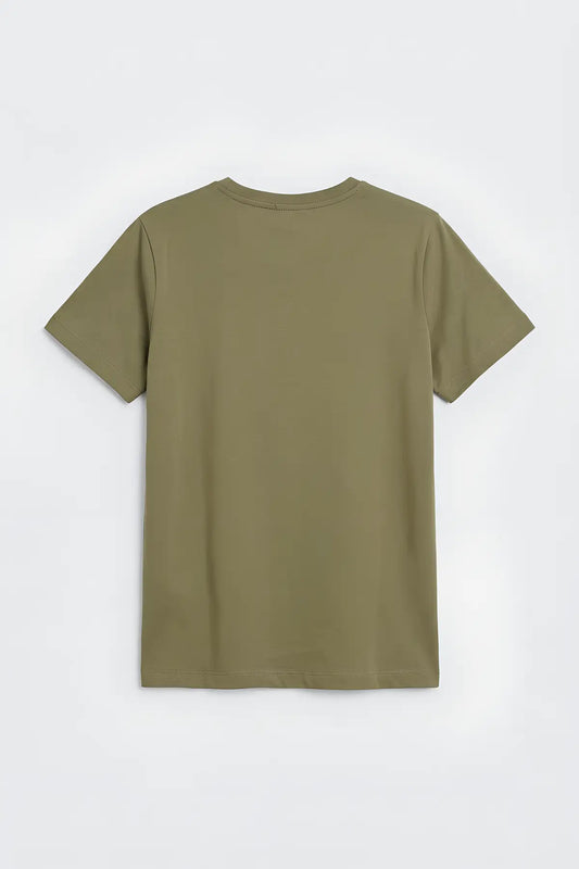 Modal Karışımlı T-Shirt - arka gorunum