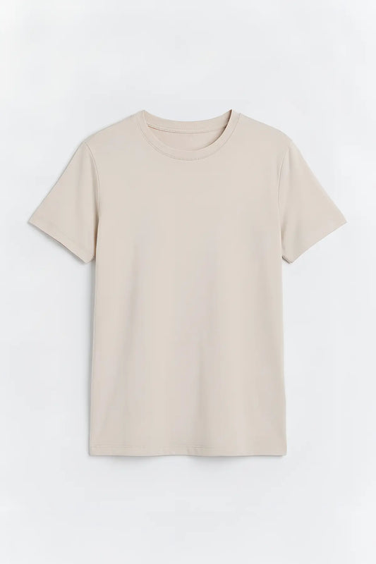 Modal Karışımlı T-Shirt - on gorunum