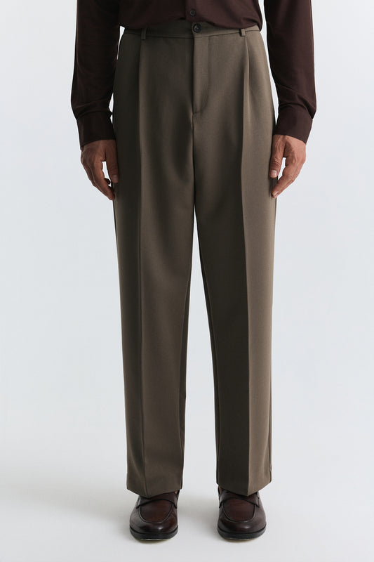 Relax Fit Pilili Erkek Pantolon