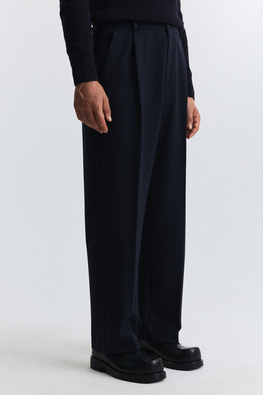 Relax Fit Pilili Erkek Pantolon