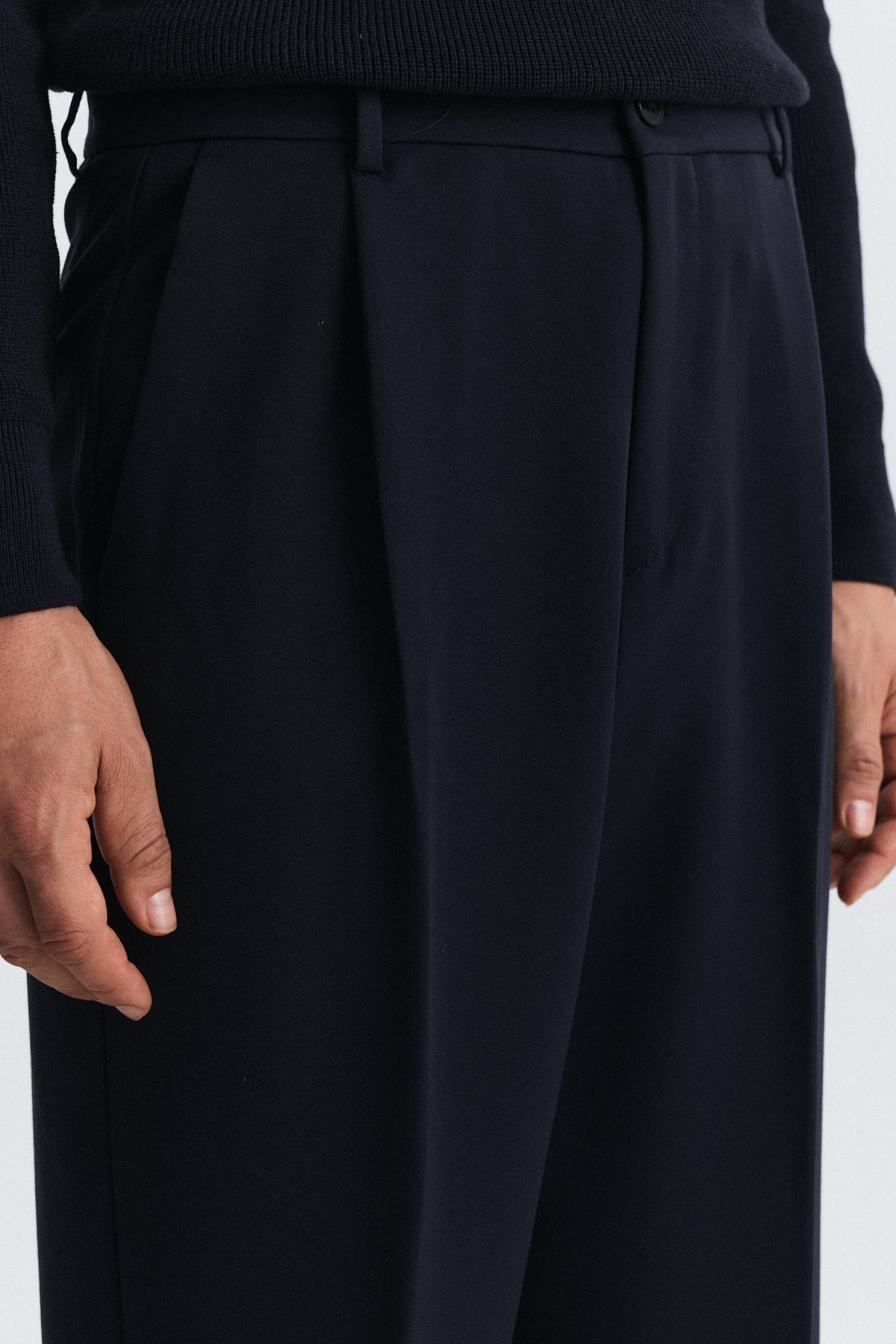 Relax Fit Pilili Erkek Pantolon