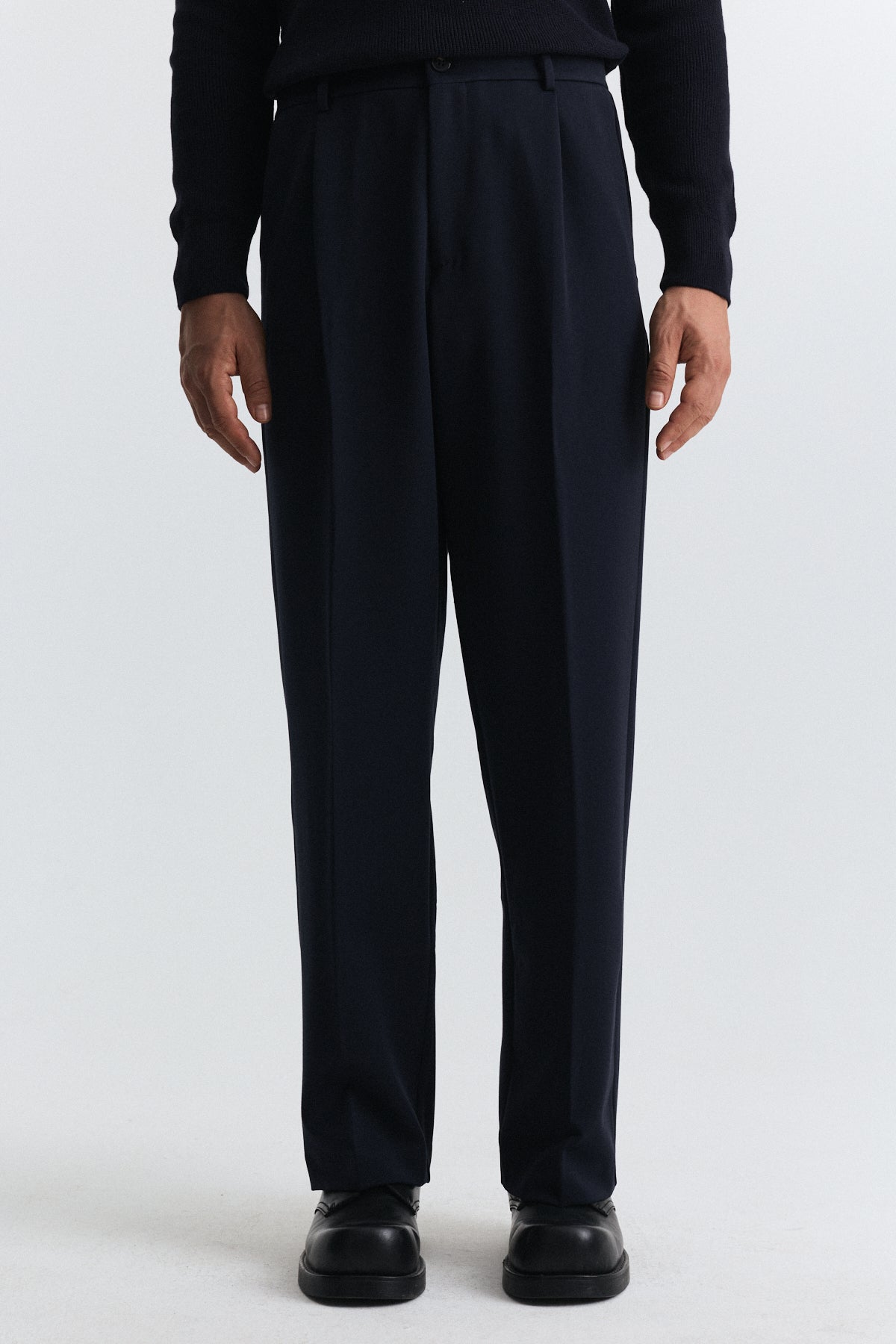 Relax Fit Pilili Erkek Pantolon
