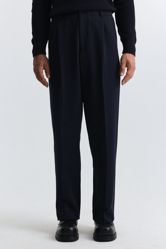 Relax Fit Pilili Erkek Pantolon