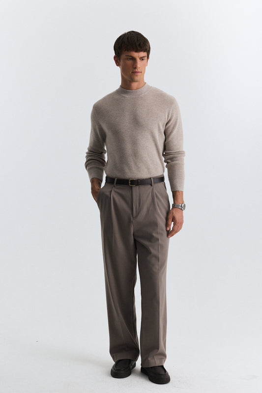 Relax Fit Pilili Erkek Pantolon