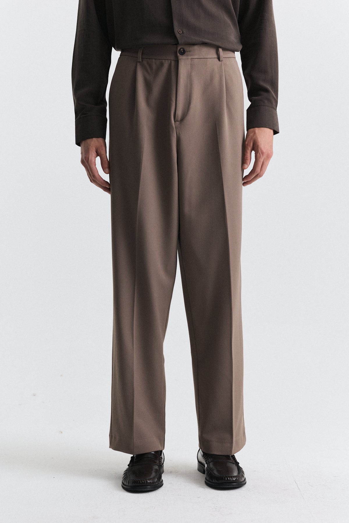 Relax Fit Pilili Erkek Pantolon