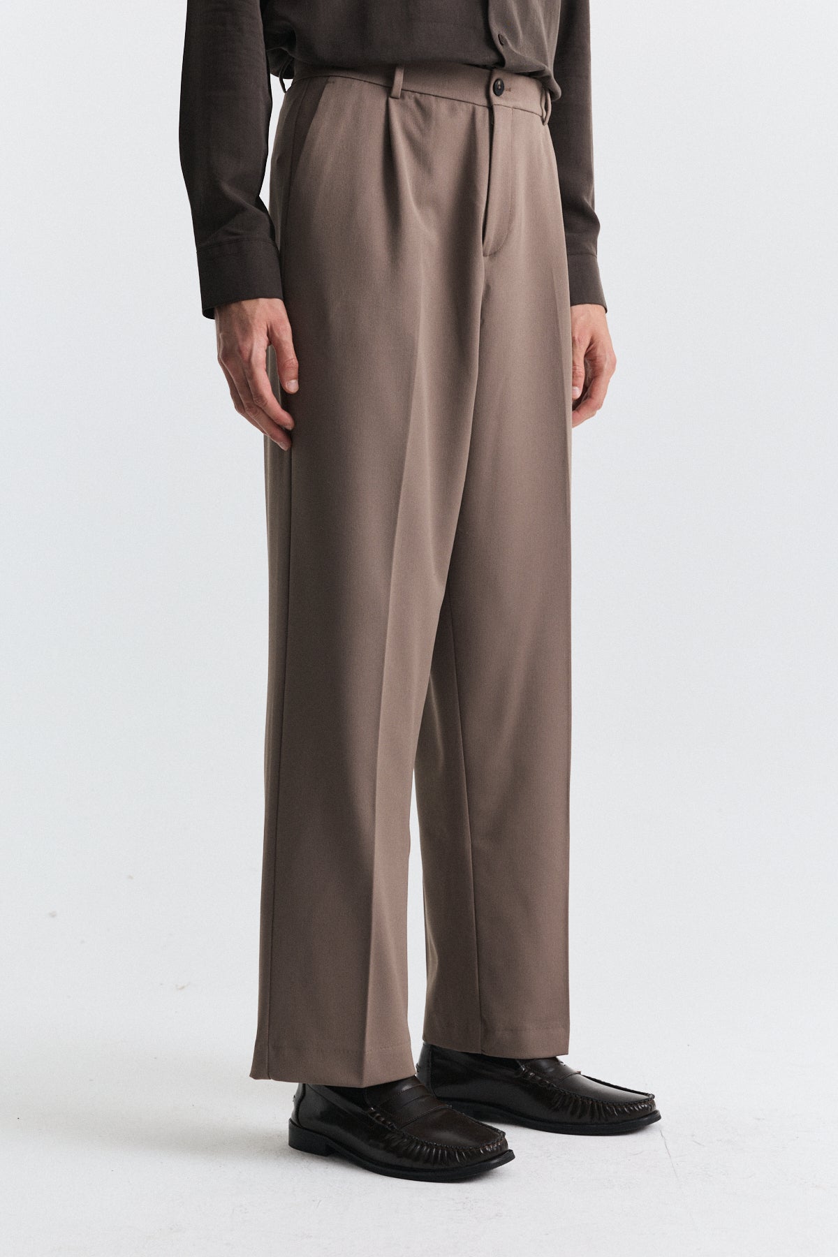 Relax Fit Pilili Erkek Pantolon