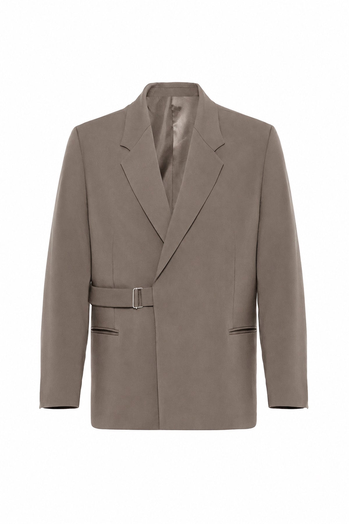 Kuşaklı Relax Fit Erkek Blazer Ceket