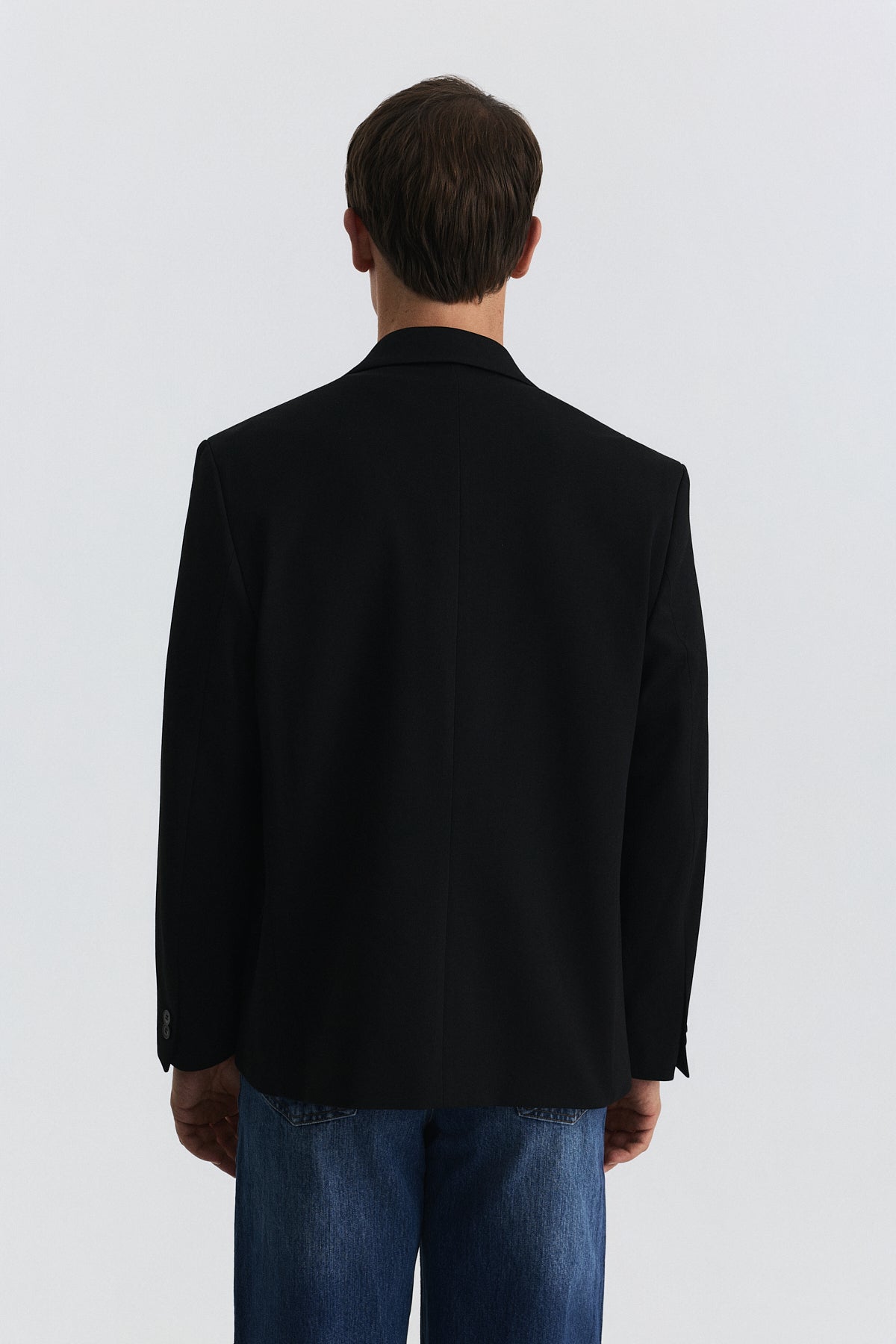Relax Fit Kruvaze Erkek Blazer Ceket