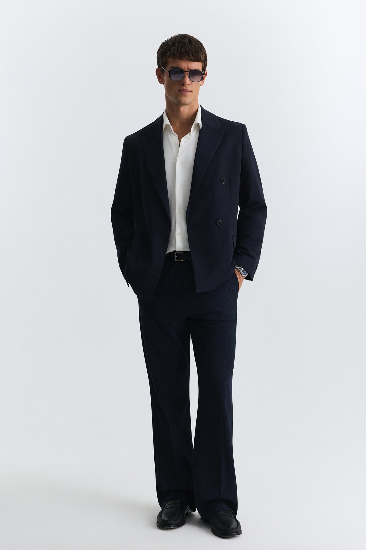 Relax Fit Kruvaze Erkek Blazer Ceket