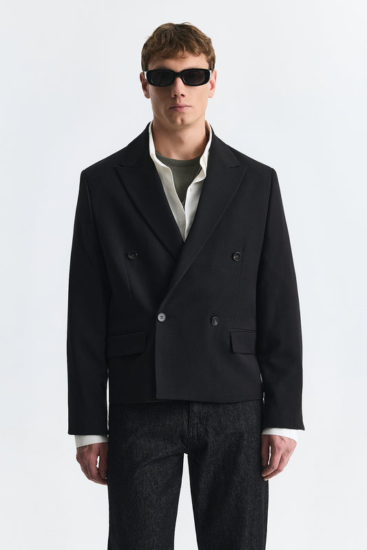 Antioch Kruvaze Relax Crop Fit Blazer Ceket
