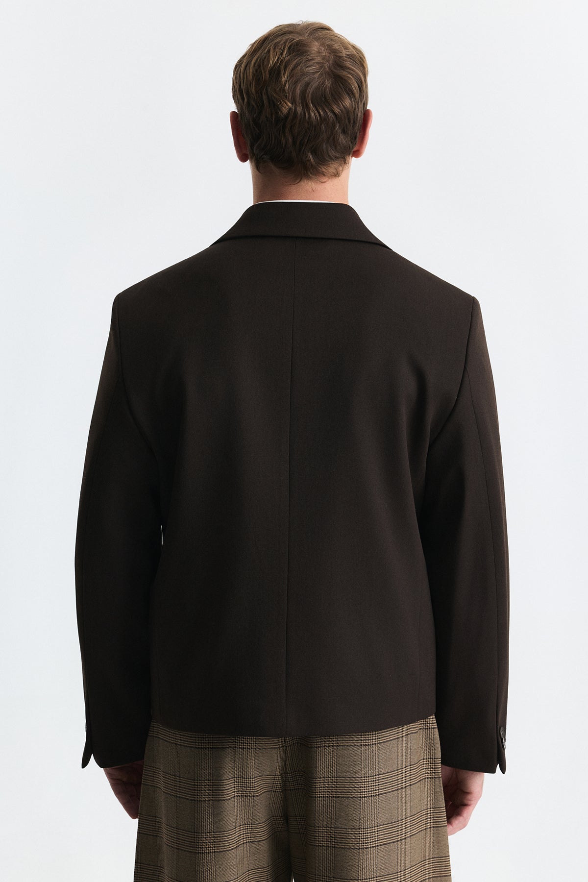 Antioch Kruvaze Relax Crop Fit Blazer Ceket